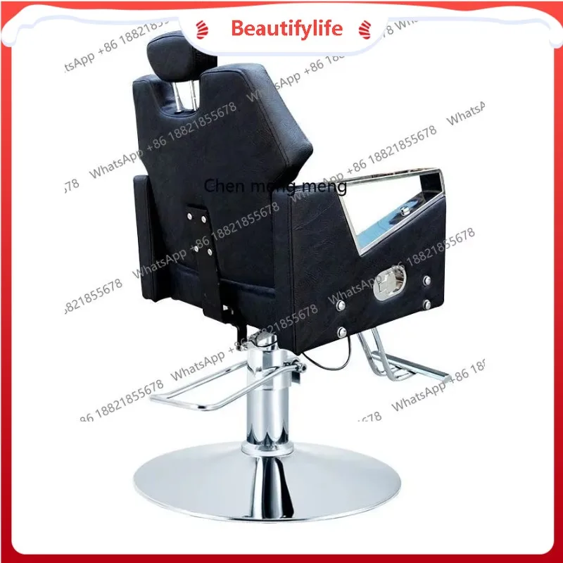 Hair chair Barber shop special simple salon chair household rotating lift chair H