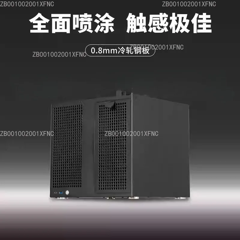 8-Bay NAS-Gehäuse mit Backplane, Full-Height-PCIe-Steckplatz, ATX/MATX-Netzteilunterstützung