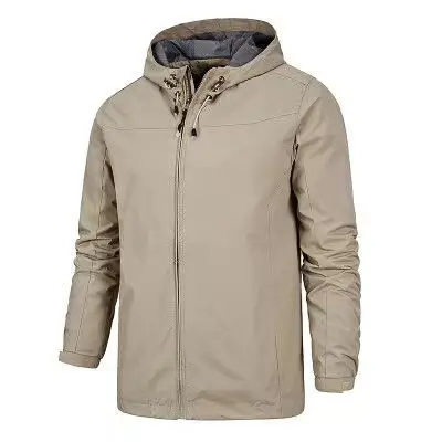 

Men's Windbreaker Jackets Waterproof Military Hooded Wind Breaker Casual Coat Male Clothing Windproof Autumn Spring Outwear Men