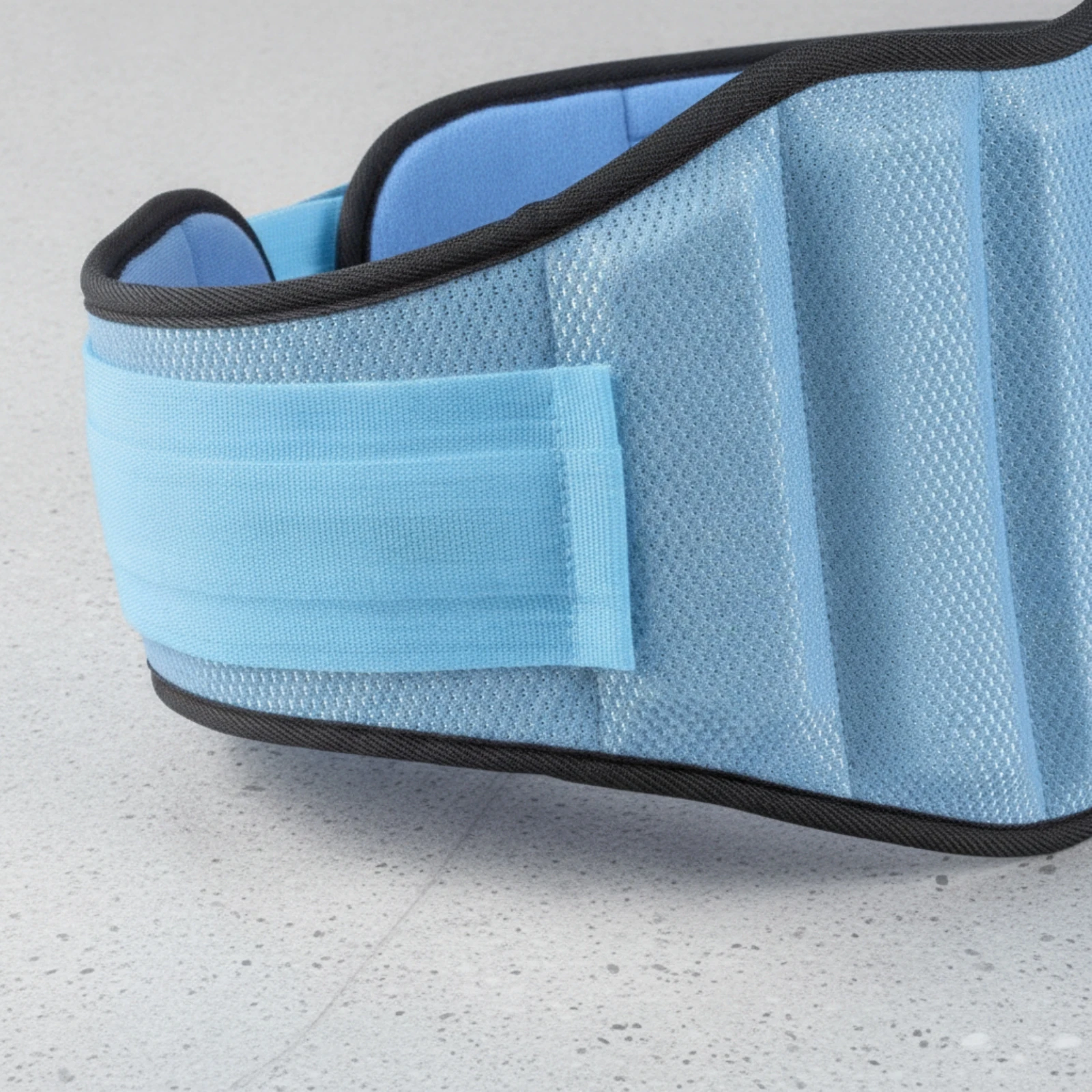 Lower Back Brace Breathable Padded Lumbar Belt with Mesh Exterior Elastic Back Brace with Segmented Padded Panels for Adults