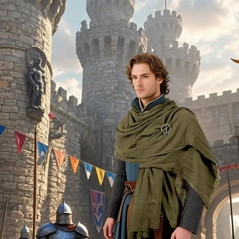 Средневековый плащ с мужчинами и женщинами, шаль, капюшон, шарф, костюм эпохи Возрождения, костюм викинга, Апокалиптическая накидка, аксессуар для взрослых ty'4