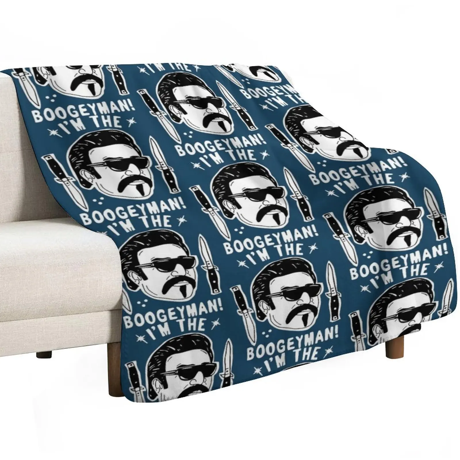 I_m the boogeyman Throw Blanket Cozy Microfiber Throw Blanket for Home Bedroom