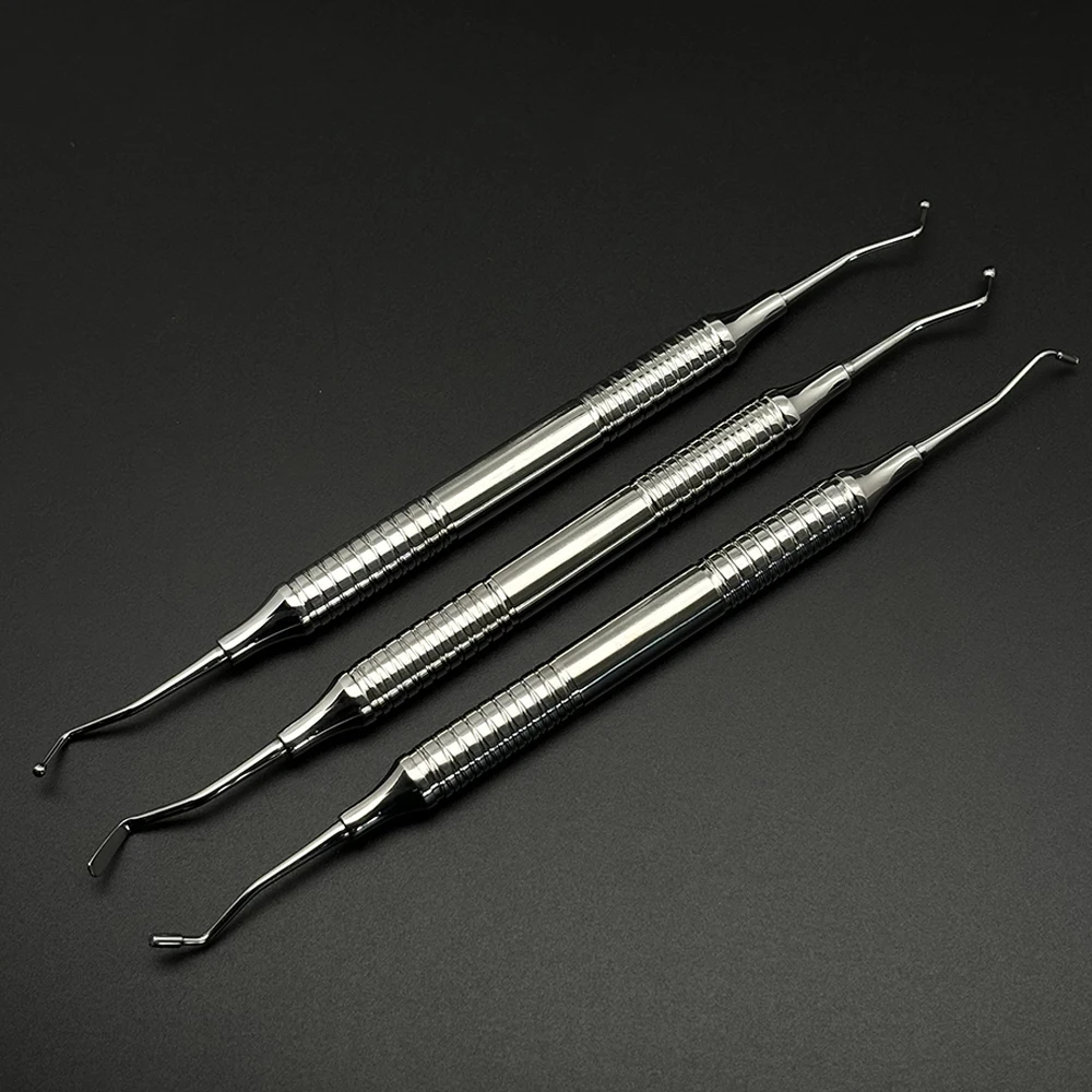 

Dental Composite Filling Tools Double-Ended Spatula Stainless Steel Dentist Instrument for Resin Cavity Restoration