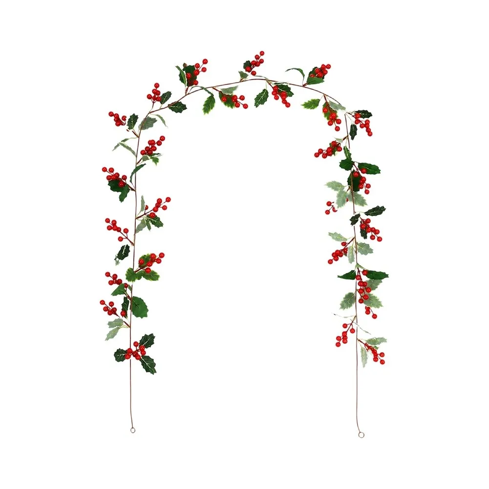 Holiday Decorative Vine Christmas Garland For Christmas Party Decor Drapable Vine Layout Flexible Vine Structure