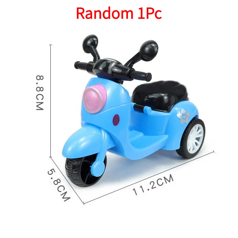 Random 1Pc Pull Back Motorcycle Inertia Miniature Motorbike Model Interactive Toys Cartoon Vehicle Model Kids Educational Toys‘