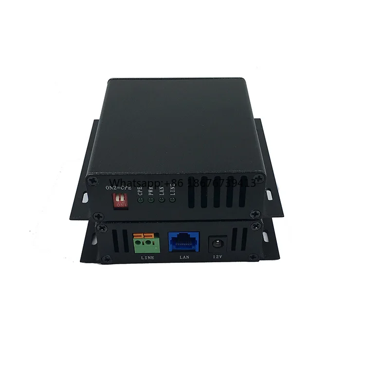 High Quality Ethernet Over VDSL2 Converter 3km Long Range 10/100M Ethernet Repeater Extender