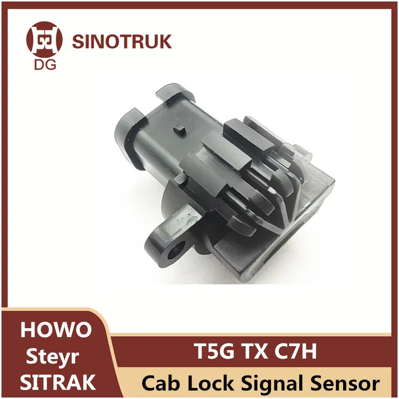 Cab Lock Signal Sensor For SIONTRUK HOWO T5G TX Steyr Hydraulic Lock Sensing Plug SITRAK C7H Truck Parts