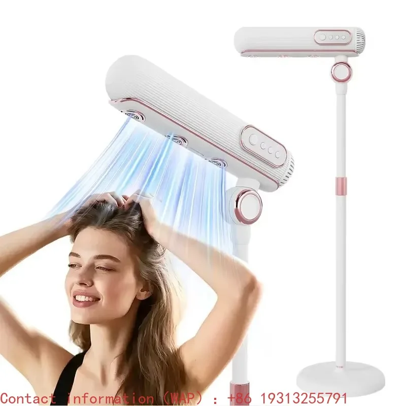 【From China】 【Best-selling】Professional Hands-free Floor Vertical Hair Dryer High-speed Negative Ion