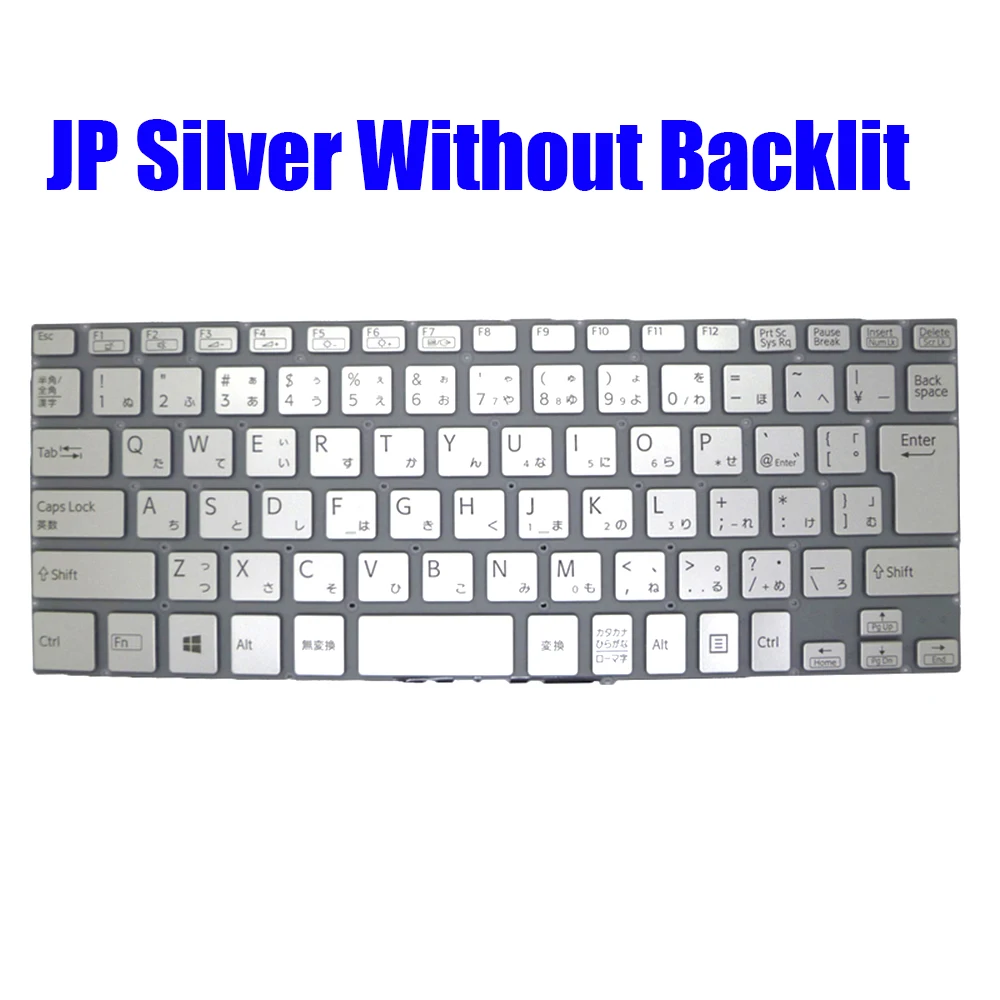 IT JP Laptop Keyboard For SONY SVF14A 149238361IT 149238661IT 149237911JP 149238211JP Black Silver Without Backlit New