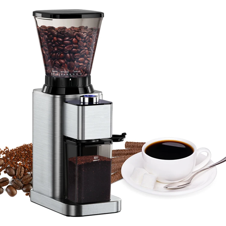 

Anti-static Conical Burr Coffee Grinder with 48 Grind Settings, Adjustable Electric Coffee Bean Grinder for 2-12 Cups