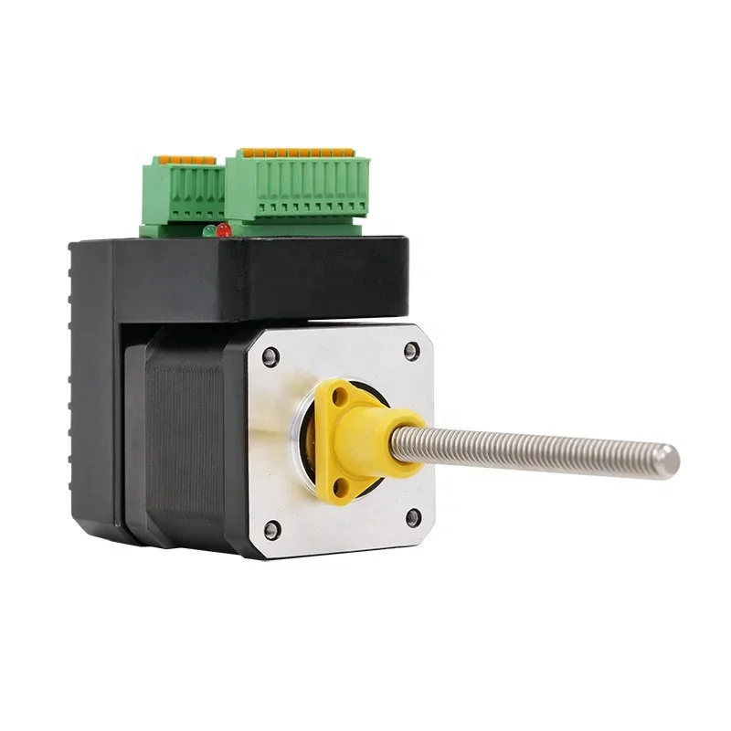 Mini 24V 1.2A 0.72Nm Nema17 Closed Loop Stepper Motor With Tr8*8 200mm Screw for Cnc Router
