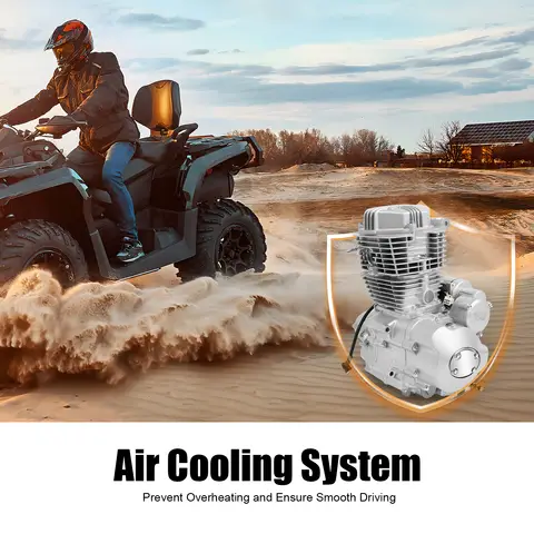 200ccm 250ccm vertikaler Motorrad motor-4-Takt mit 5-Gang-Schaltgetriebe, ideal für ATV mit verbesserter Leistung und
