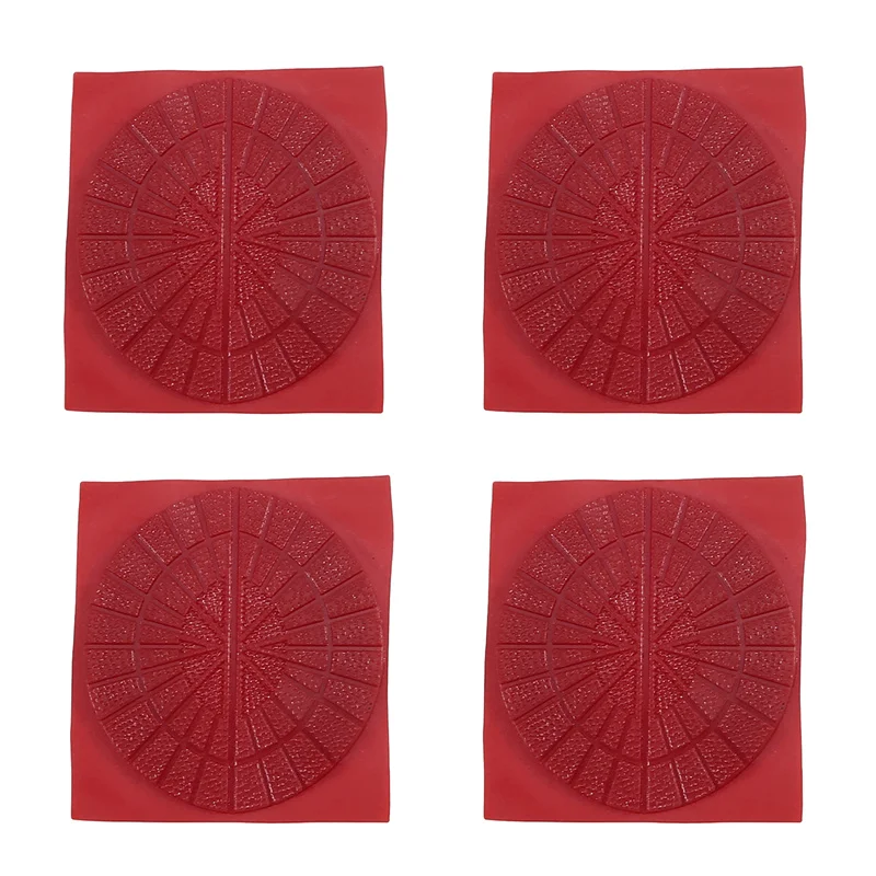 4pcs Wear-resistant Outsole Insoles For Shoes Repair Anti-slip Selfadhesive Sole Protector Sticker Sneakers Heel Rubber Shoepad