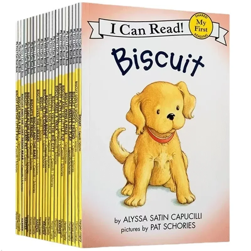 

28 Volumes Biscuit Dog Story Book I Can Read My First Children's Enlightenment English Picture Book Graded Reading Book Biscuit