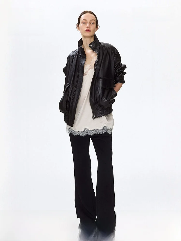 High Waist Wide Leg Pants Casual Style Women's Trousers Summer New Arrival H&M 1321471 Fashionable Office Wear