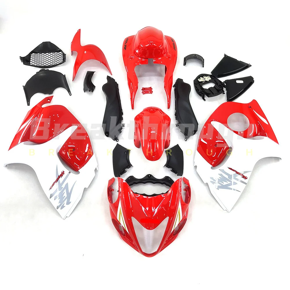 for Suzuki Falcon GSXR1300 2008-2020 motorcycle high-quality ABS injection red and white body fairing kit