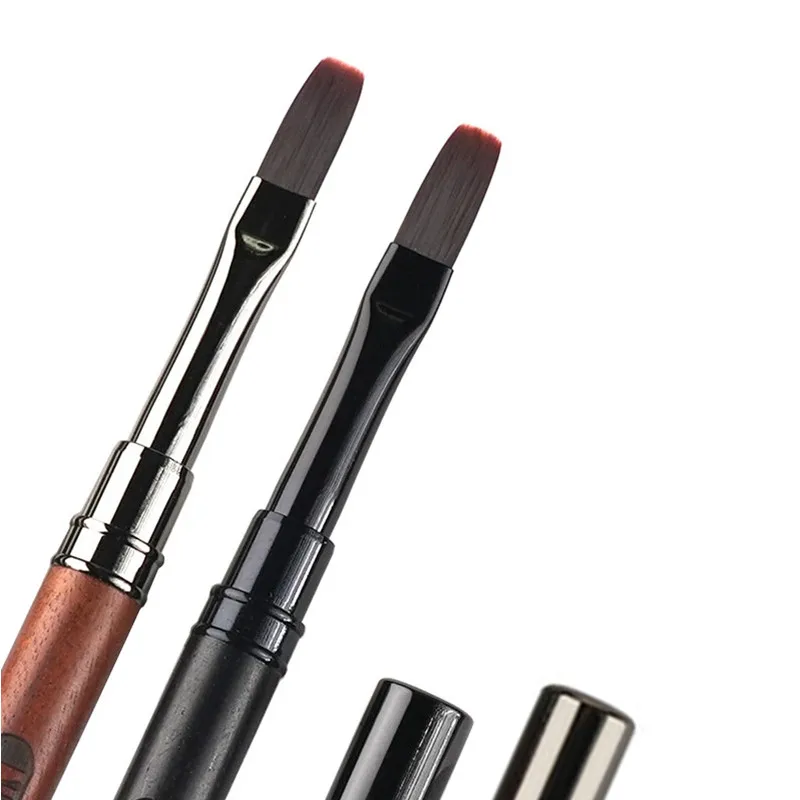 1 STKS Gel Schilderij Borstel Nail Art Voor Gel Tip Uitbreiding Acryl Builder Accessoire Nail Art Penselen Gel Nagelborstel