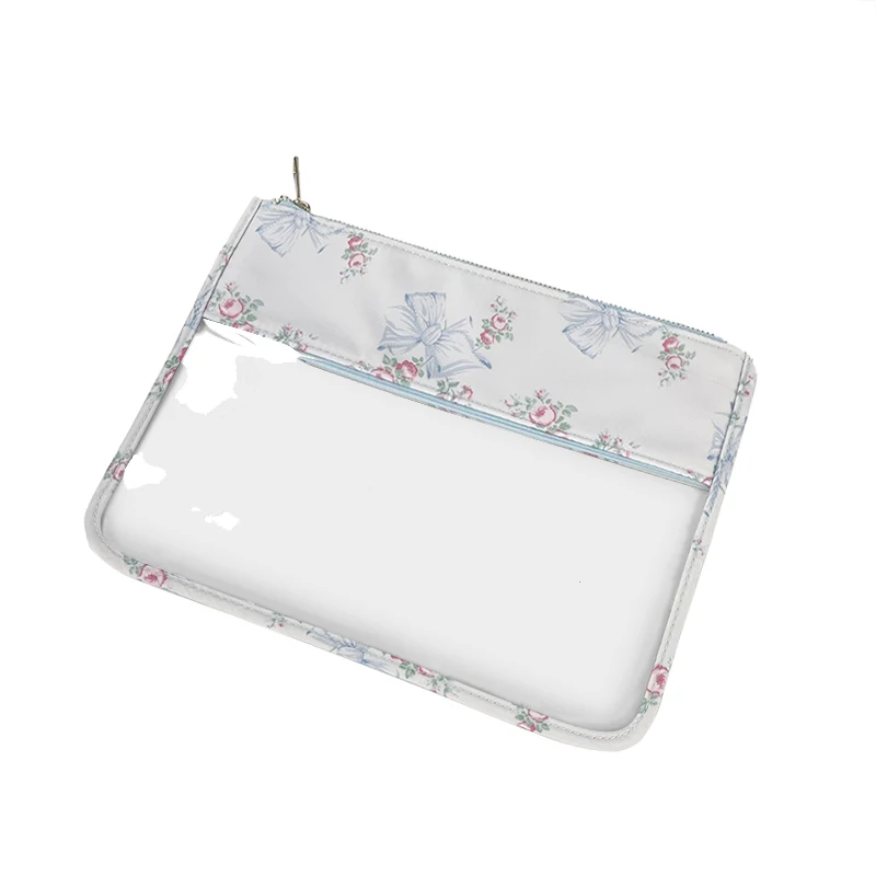 

Clear Printed Storage Bag Transparent Make Up Bag Pouch for Snacks Cosmetics Mobile Phone Toiletry