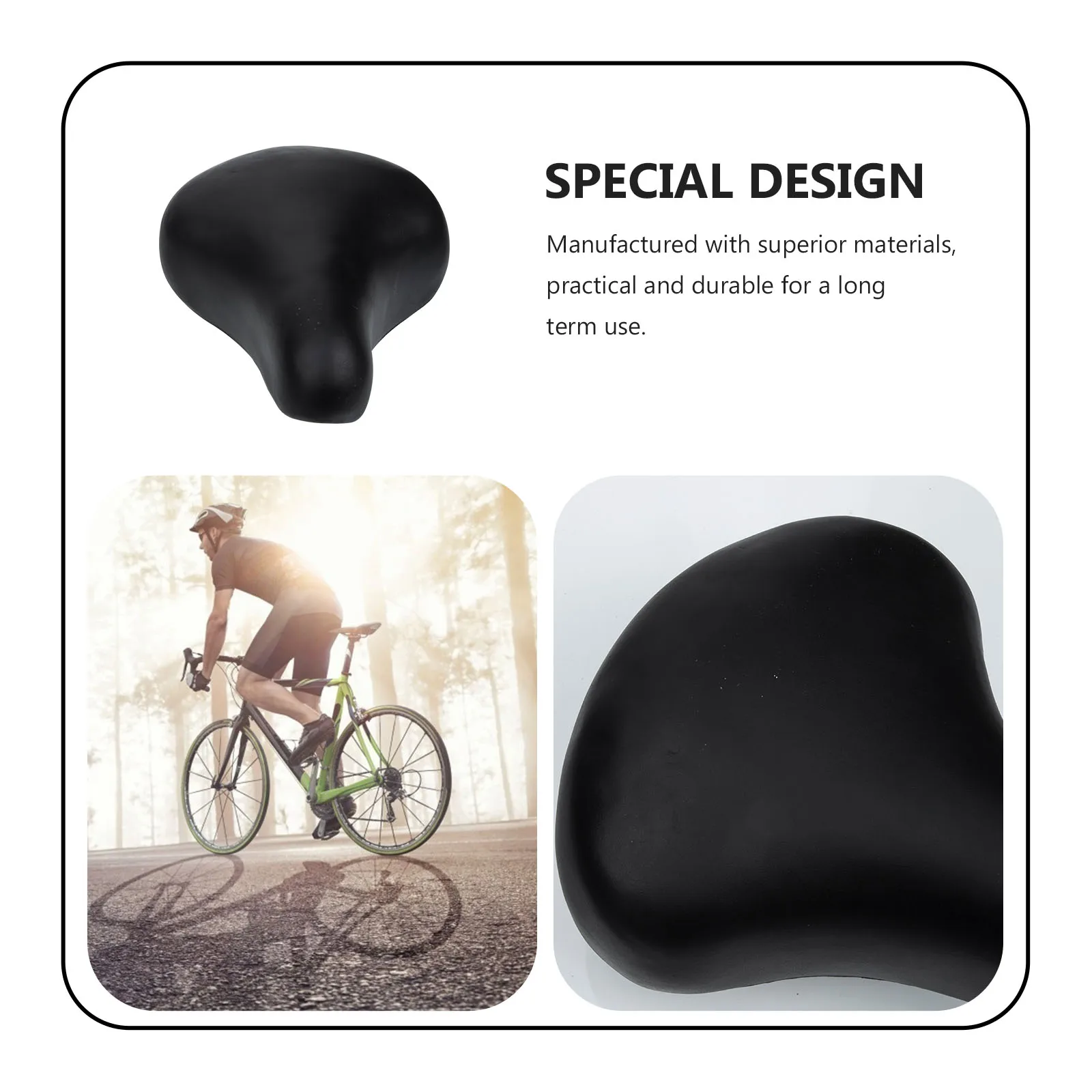 

1pc Saddle Replacement For Mountain Bikes Comfortable Durable Anti Vibration Design Simple Elegant Style