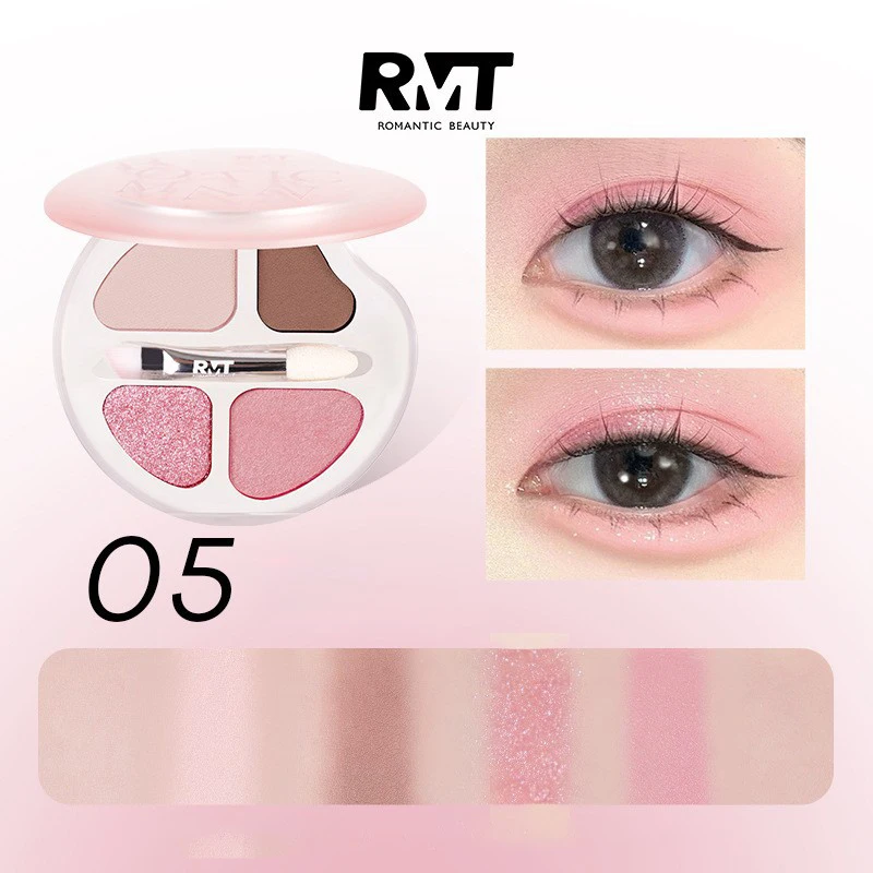 

4-color Lying Silkworm Eyeshadow Palette Highlight Shadow Contouring Powder Natural Brightening Matte Shimmer Rouge Face Makeup