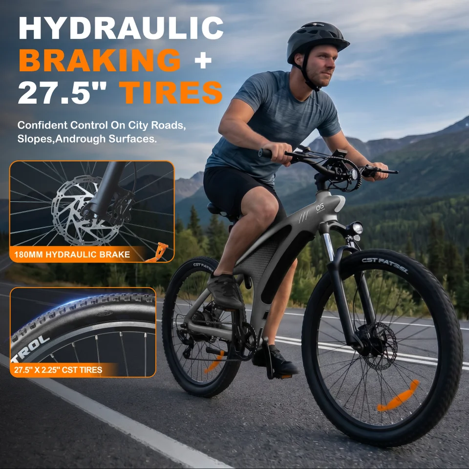 HX Q5 E Bike 2000W Adults Electric Bike 2000W 48V 20AH 27.5 Inch Electric Bicycle City E Bikes Mountain E Bikes image 13