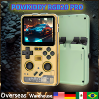 POWKIDDY RGB20 PRO Retro Game Console 3.2 Inch IPS Screen Children's Gifts Retro Punk Style Handheld Game Console  rgb20pro gift