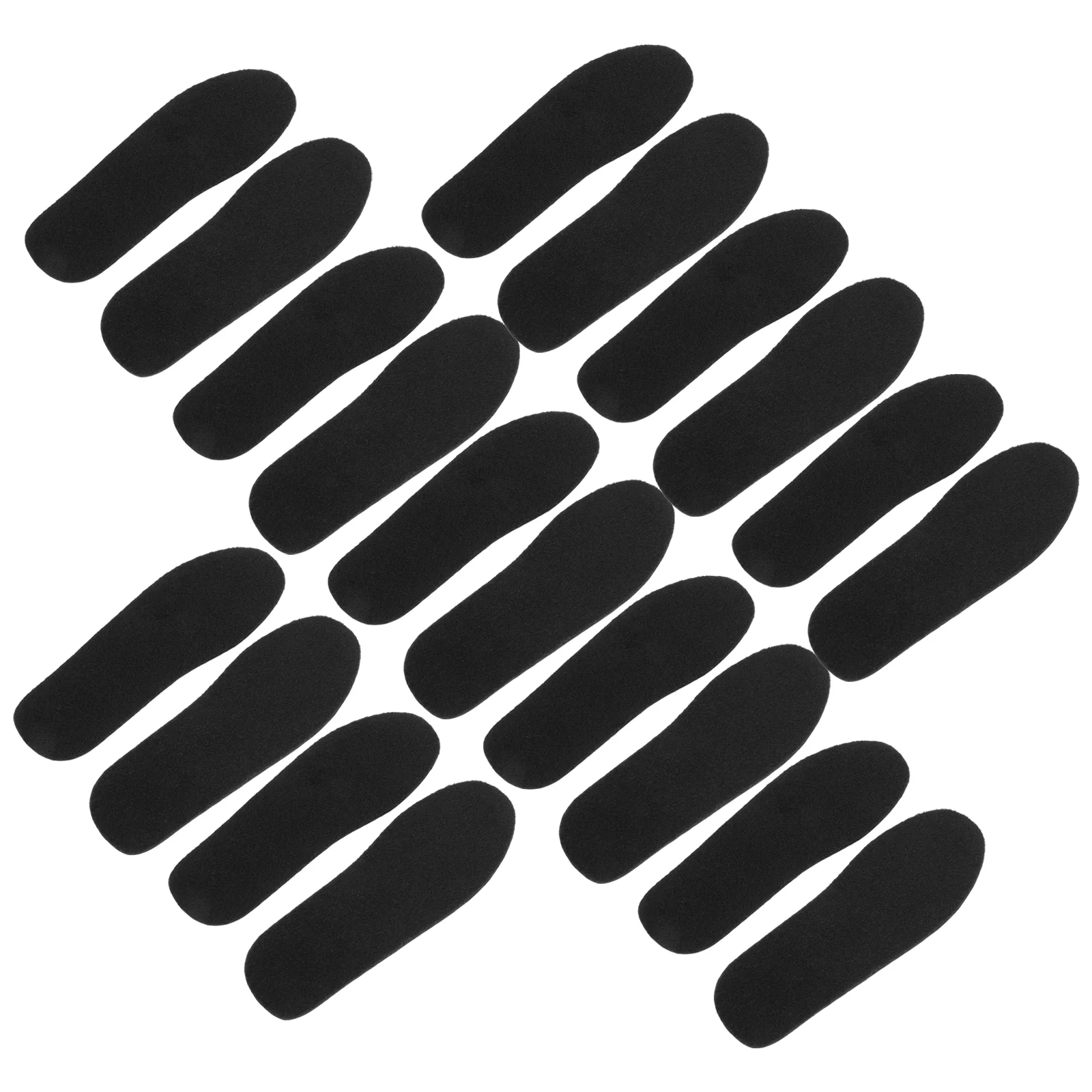 10 Pairs Felt Insole Shoe Cushions Supple Warm Insoles Womens Replacement Winter Pads Boot Inserts for Shoes Black Boots