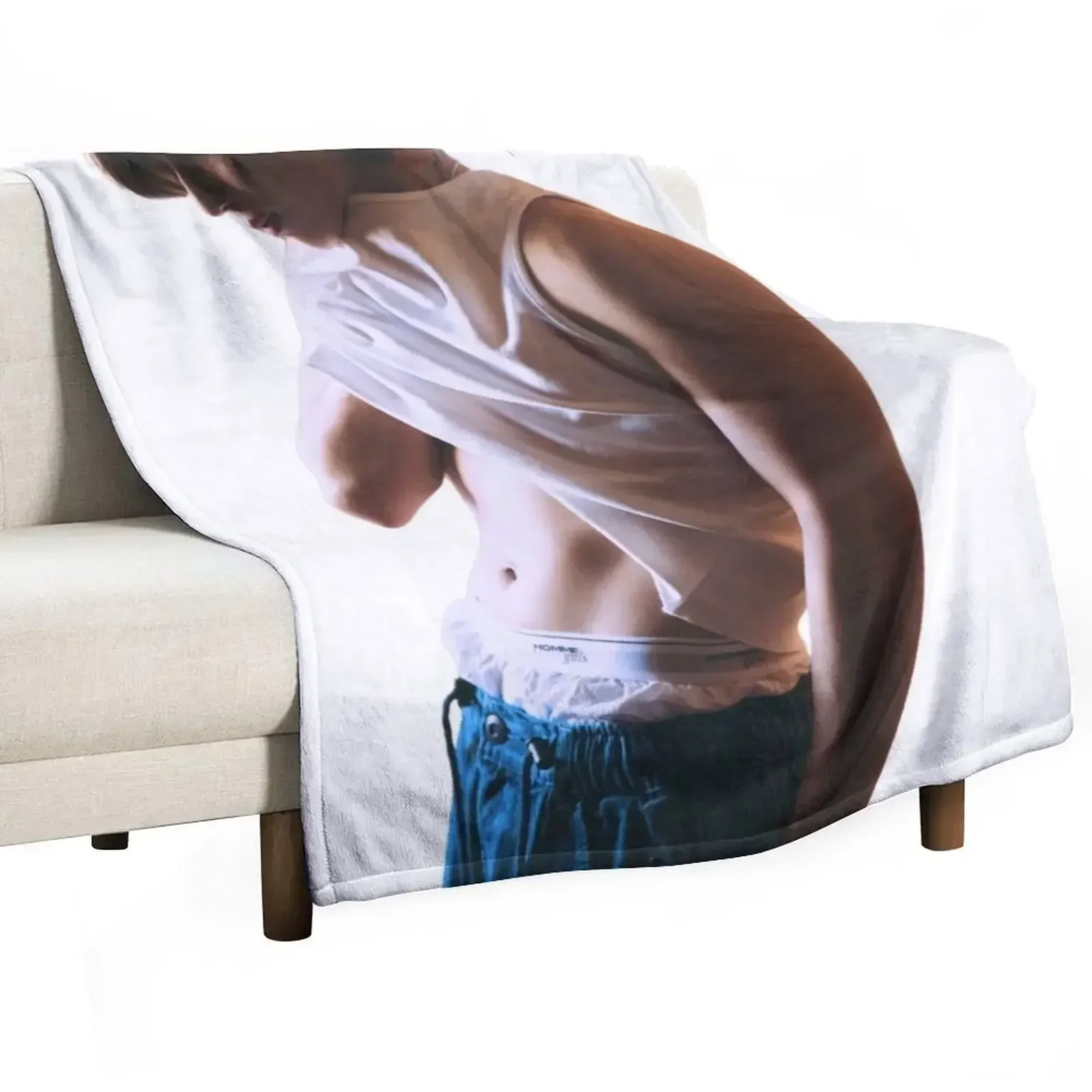 TAEMIN Shinee Guilty Throw Blanket Warm Napping Blanket for Office Couch Bed