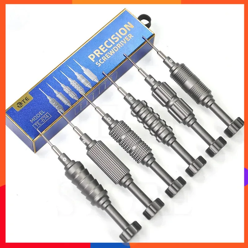 Destornillador de precisión de alta dureza, cruz de flor de ciruelo para herramientas de desmontaje interno inferior de iPhone 0,6 0,8 1,2 1,5 T2 2,5 tipos