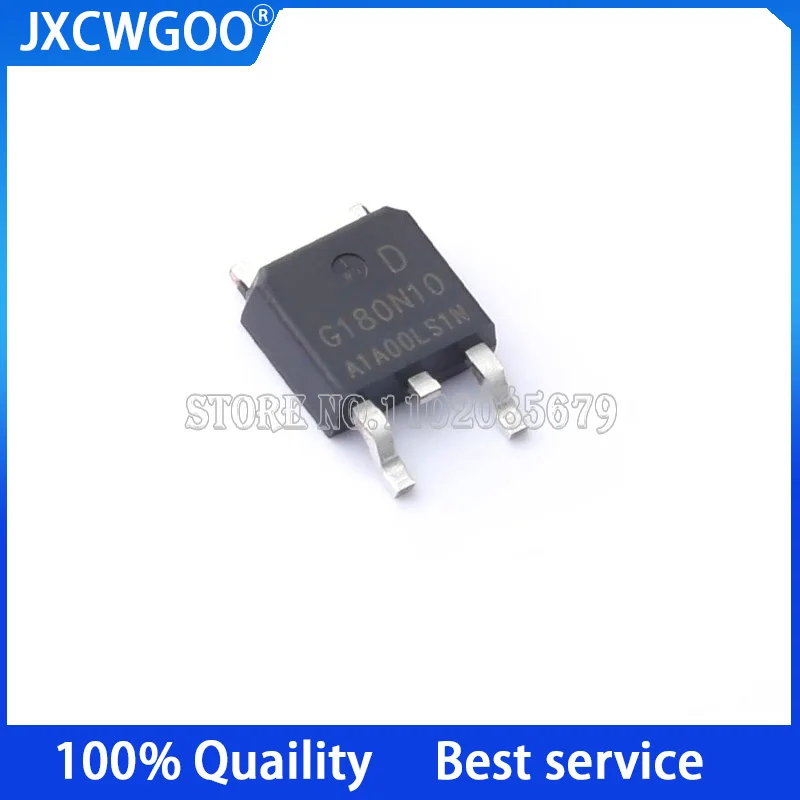 10PCS HYG180N10LS1D G180N10 TO-252 field effect transistor MOSFET  New Original