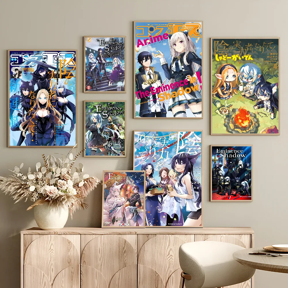 

The Eminence In Shadow Whitepaper Poster Waterproof Paper Sticker Coffee House Bar Posters Wall Stickers