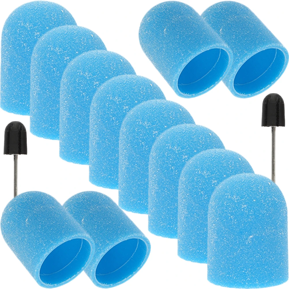 

1 set Sanding Polishing Disc Tool Grinding Head Bands for Drill Manicure Bits Replacement Sanding Caps Nail Polishing Caps