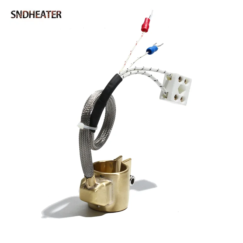 

SNDHEATER 25x30 мм 30x45 мм медная лента нагревательная катушка 220 В латунный круглый уплотнительный нагревательный элемент для литья под давлением K термопара