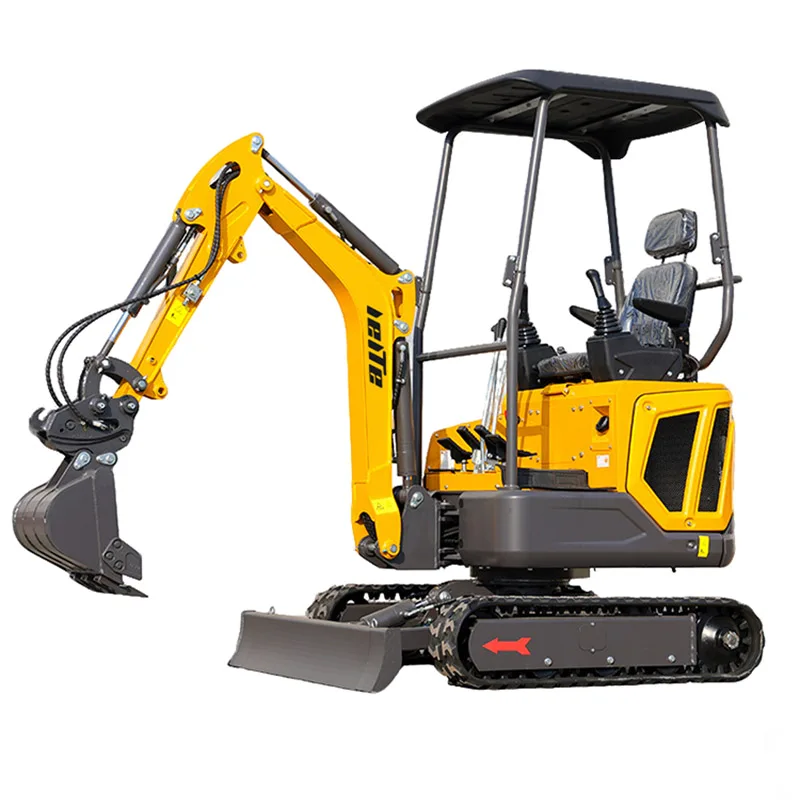 Hochwertige Minibagger 1 Tonne China Großhandel EPA CE 1000 kg Kleiner Bagger 2 Tonnen Multifunktions-Mikrograbenbagger Maßgeschneidert