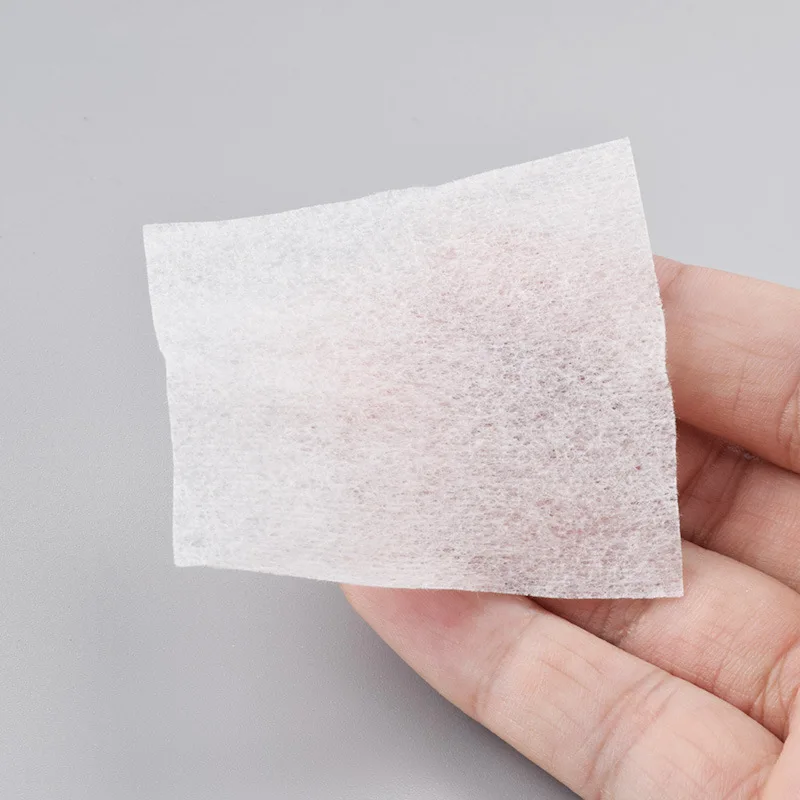 1200pcs/bag Disposable Makeup Cotton Pads Wipes Lint-Free Soft Cleanser Remover Wrap Paper Eyebrow Lip Microblading Supplies