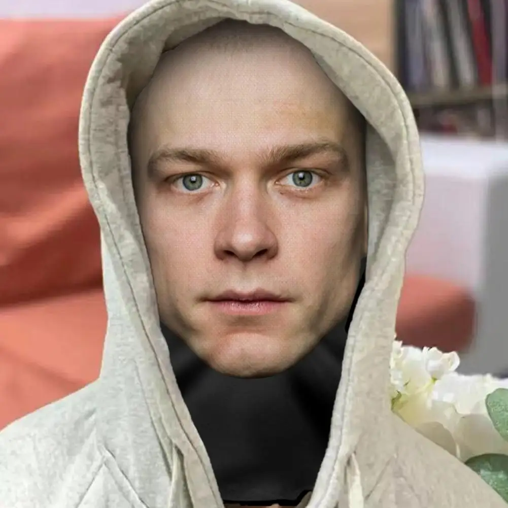 1 قطعة أداء المشاهير قناع الوجه الدعائم زي للحزب لوازم تأثيري الإبداعية ثلاثية الأبعاد مطبوعة قناع الوجه الكامل رئيس 2026 جديد #2