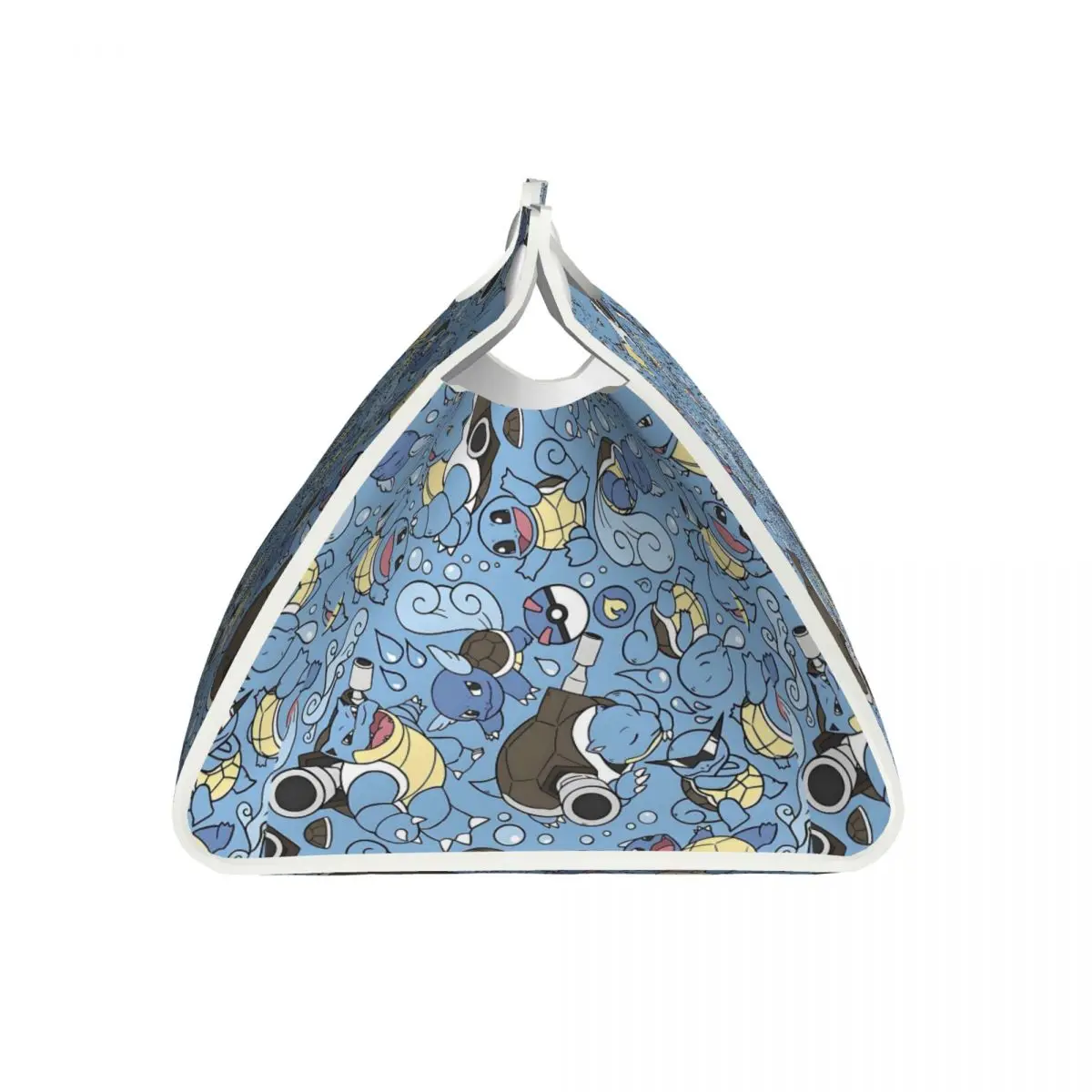 Custom Squirtles Tissue Box Holder Rectangular Video Games PU Leather Facial Tissue Box Cover for Car Home