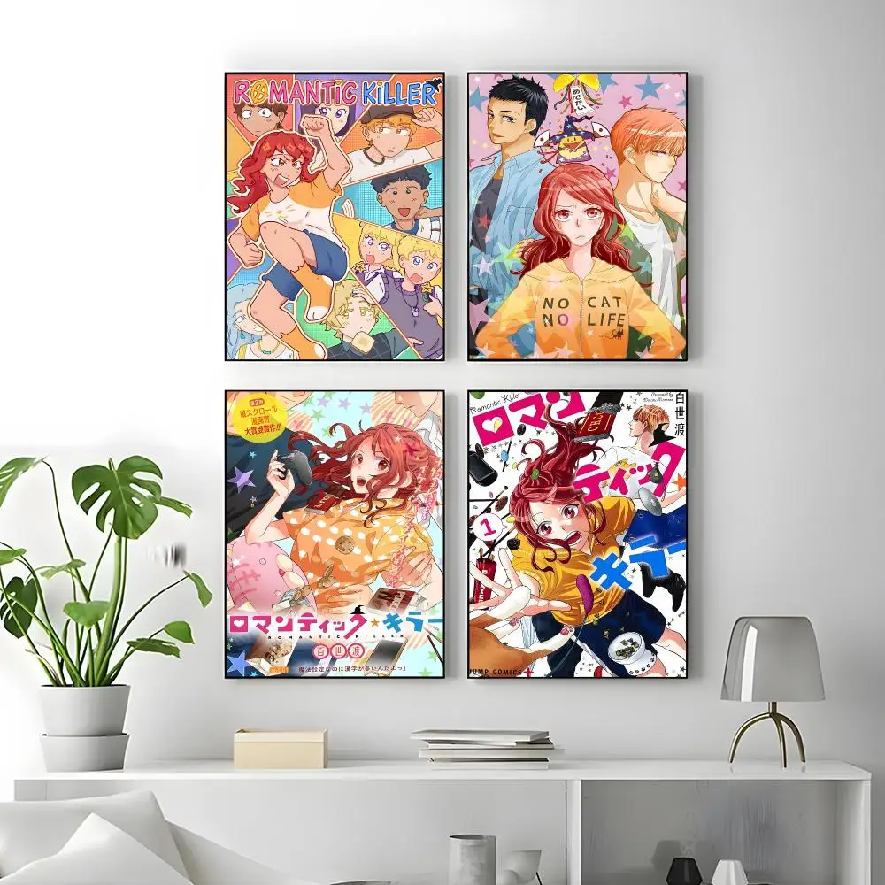 Anime Romantic Killer Poster Poster High Quality Wall Art for Home Office Bedroom Living Room Perfect