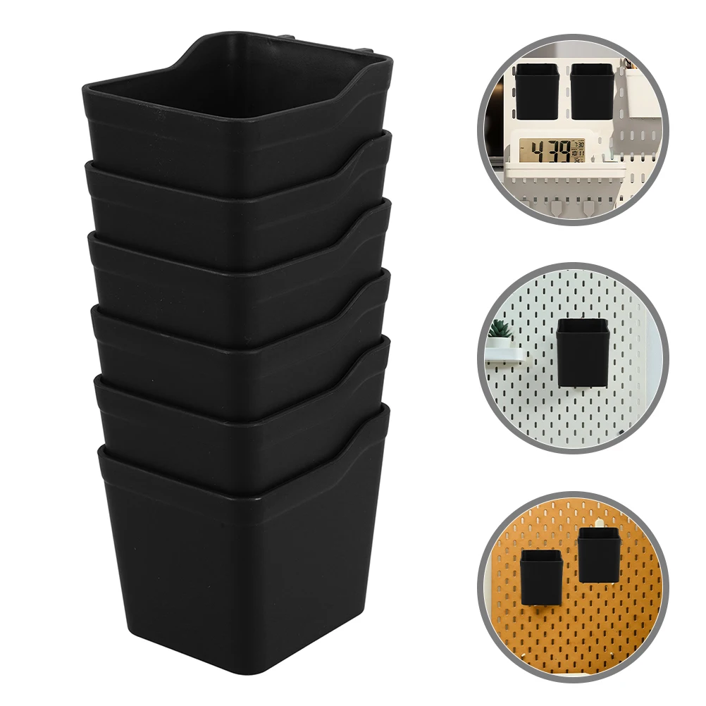 

8pcs Pegboard Bins Abs Storage Organizers Workshop Garage Craft Room Tool Holder Screwdriver Nail Parts Container