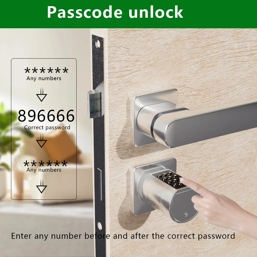 CDOK L11Tuya Bluetooth smart lock, fingerprint, password unlocking, replace the traditional lock core to achieve intelligence