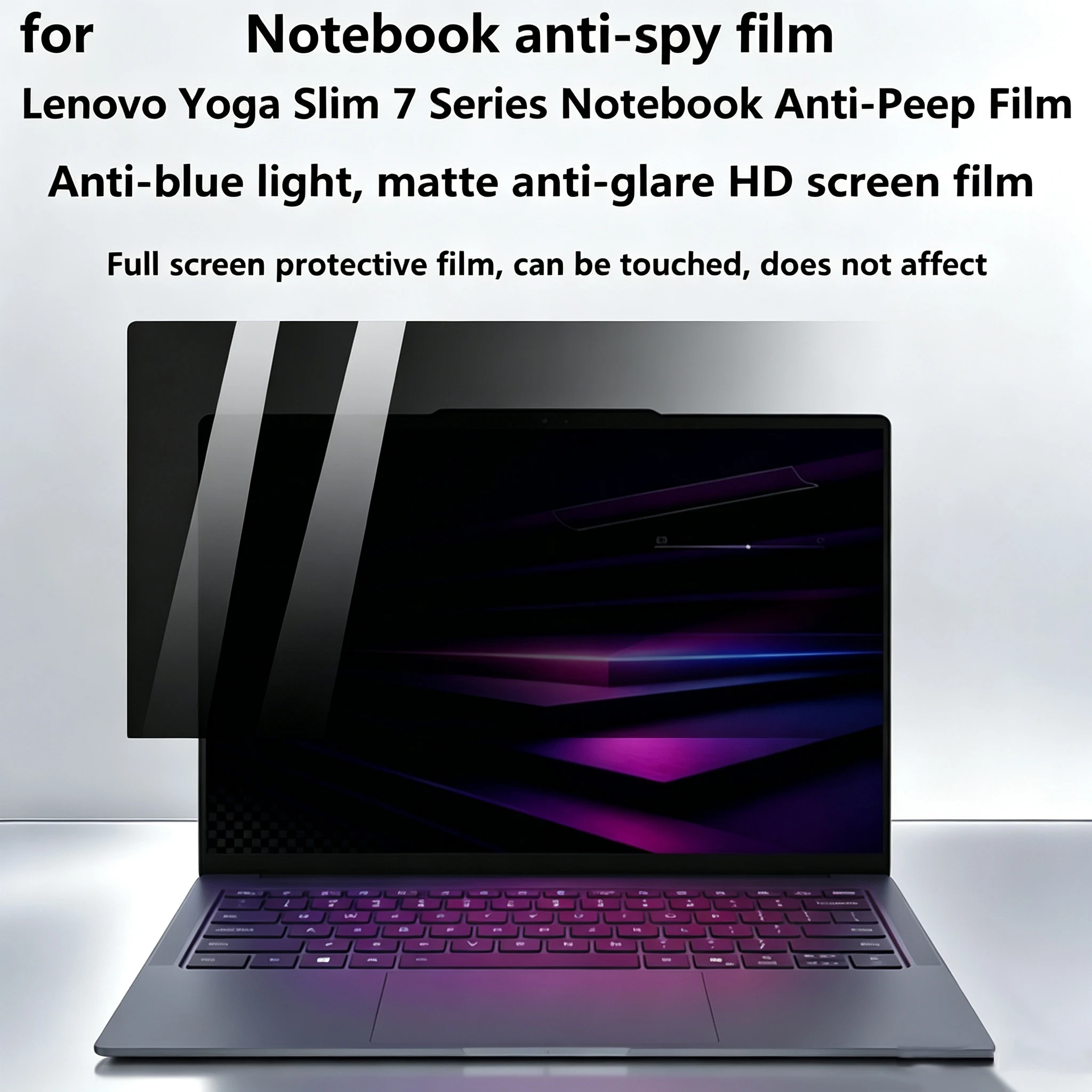 For Lenovo Yoga Slim 7Ultra 14IPH11/ 14ILL11/14AGP11/14Q8Y11 Notebook Screen Privacy Protection Film Anti-Spy Screen Protector