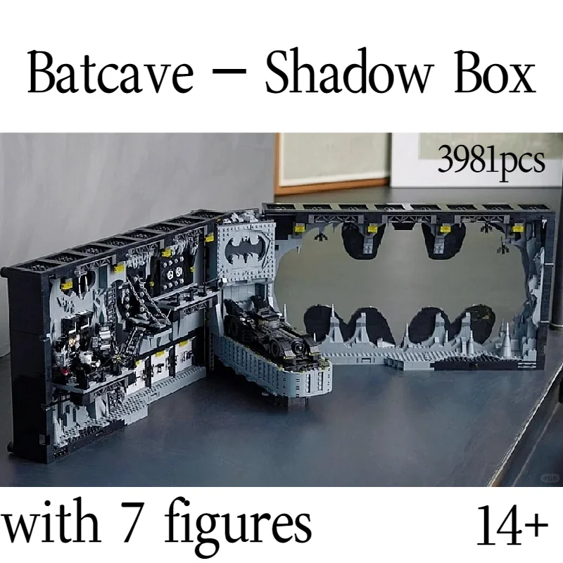 2025 neue Batcave Shadow Box Klassische 1989 Modell Bausteine Ziegel Spielzeug Für Kinder Jungen