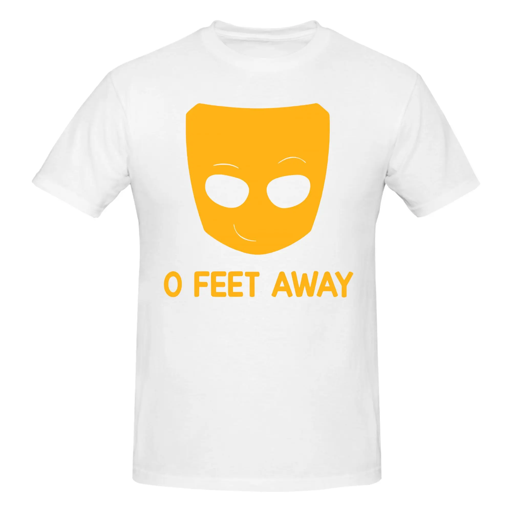 Camiseta suave esencial Grindr o feet away, estilo japonés, transpirable y agradable para la piel, en oferta