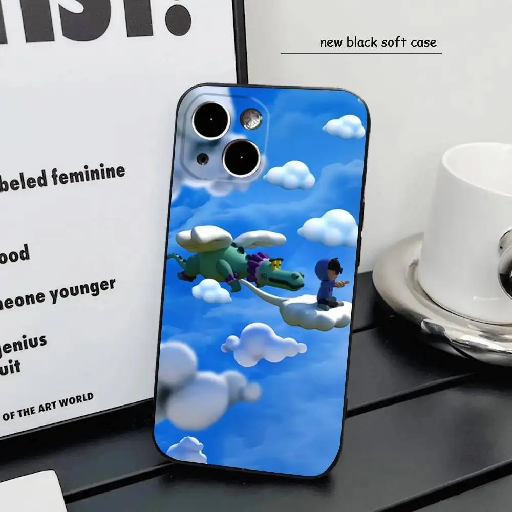 Singer Junior H Sad Boyz  Phone Case For iPhone16,15,14,13,12 Mini 11 Pro XR,X,XS,MAX 7,8 Plus Silicone Cover Soft Black