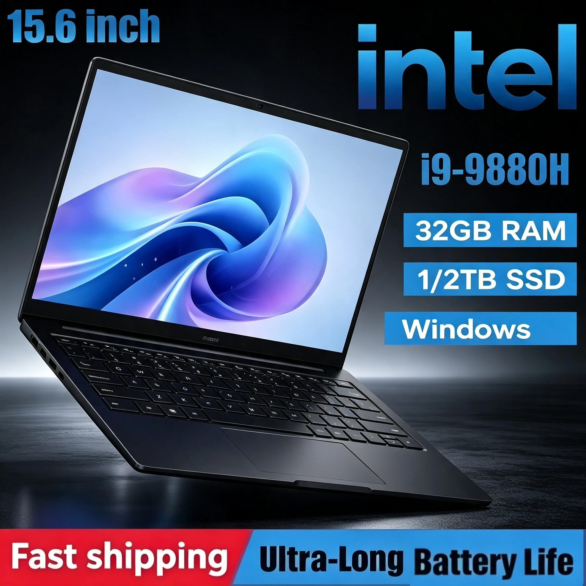 2026 New Ultra Slim Laptop 15.6