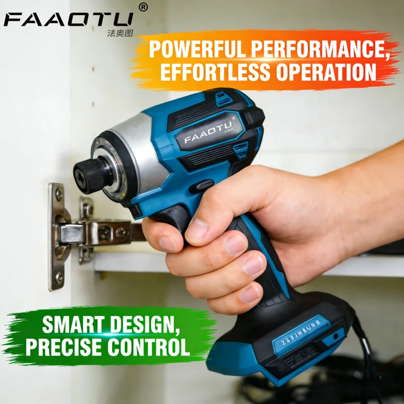 FAAOTU 173 Impact Driver, Same Quality & Look As MT, Handheld Cordless Screw Driving Tool Suitable for MT battery NO battery
