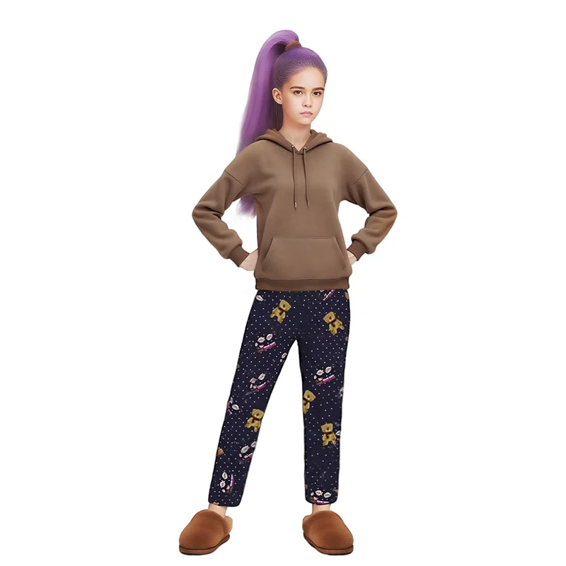 أزياء KPop Rumi Zoey Mira التأثيرية للفتيات والنساء ملابس نوم بيجامات للهالوين كرنفال حفلة لعب الأدوار بيجامة بذلة الزي #5