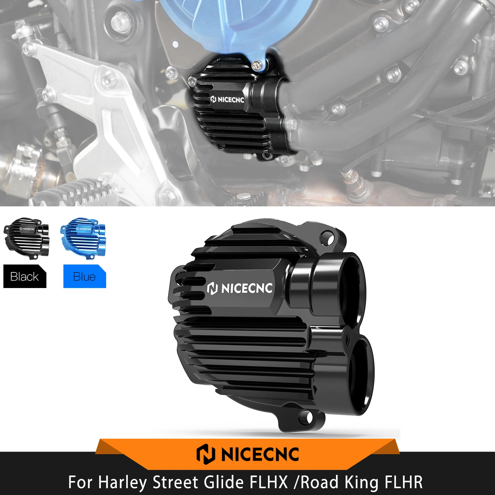 Para Yamaha Tenere 700 / XTZ 700 2019-2024 NICECNC cubierta de bomba de agua Tenere 700 Rally Edition World Raid XSR700 MT-07 FZ07 ABS FZ0