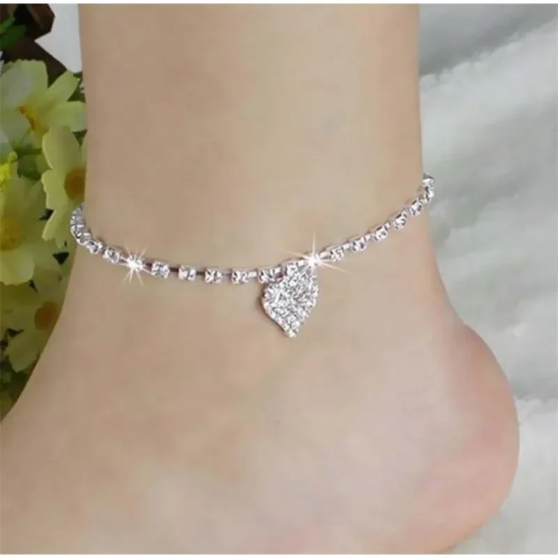 1pcs Hot Multi-pattern Love Heart Star Wedding Sandal Beach Anklet Chain Foot Jewelry