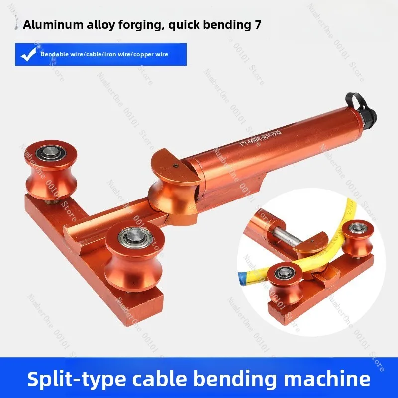 500mm² Split Hydraulic Cable Bender, Heavy Duty Electric Cable Bending Tool For Large Square Cables